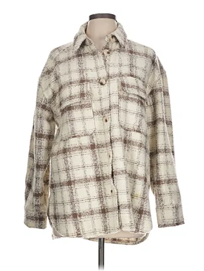 Pre-owned Shein Coat In Ivory