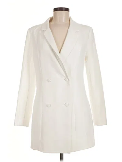 Pre-owned Shein Coat In Ivory
