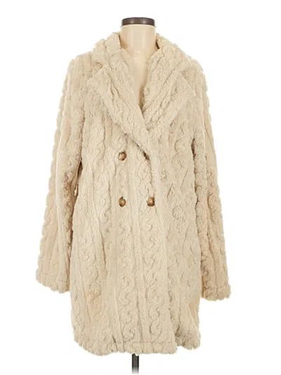 Pre-owned Shein Coat In Ivory