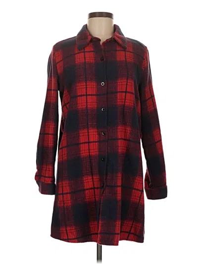 Pre-owned Shein Coat In Red