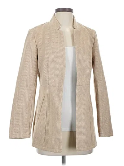 Pre-owned Shein Coat In Tan