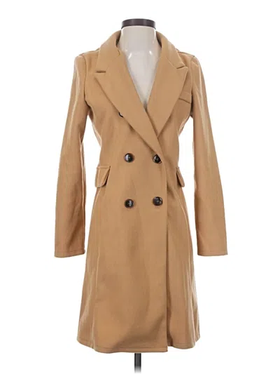 Pre-owned Shein Coat In Tan