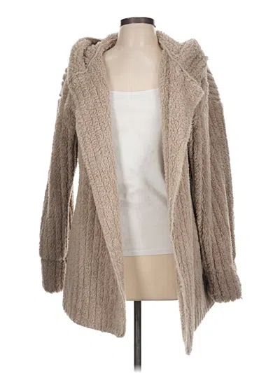 Pre-owned Shein Coat In Tan