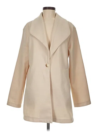 Pre-owned Shein Coat In White