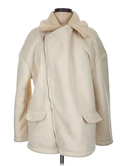 Pre-owned Shein Coat In White
