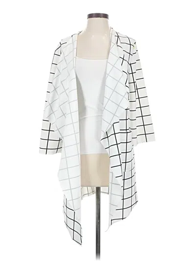 Pre-owned Shein Coat In White