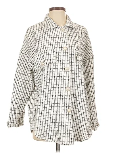 Pre-owned Shein Coat In White