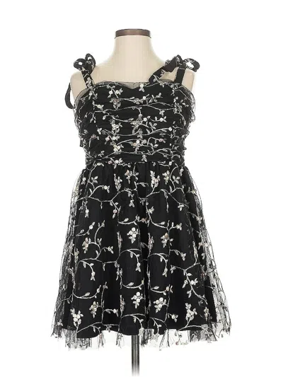 Pre-owned Shein Cocktail Dress In Black