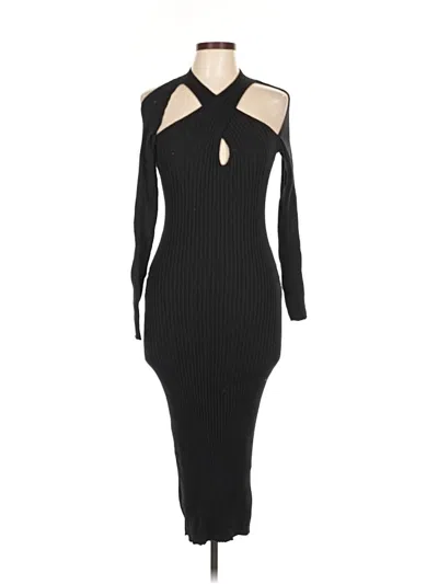 Pre-owned Shein Cocktail Dress In Black