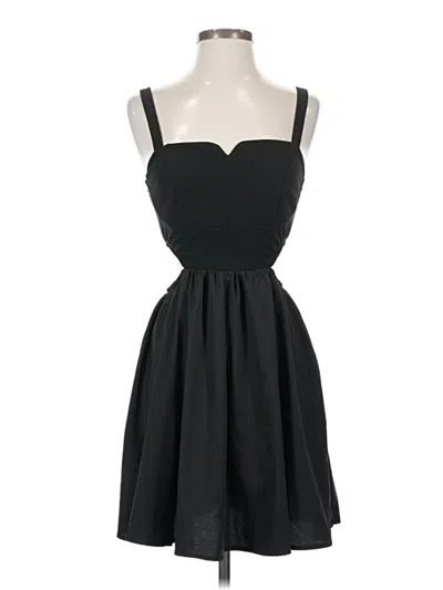 Pre-owned Shein Cocktail Dress In Black