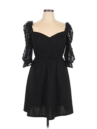Pre-owned Shein Cocktail Dress In Black