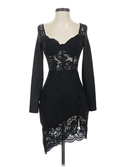 Pre-owned Shein Cocktail Dress In Black