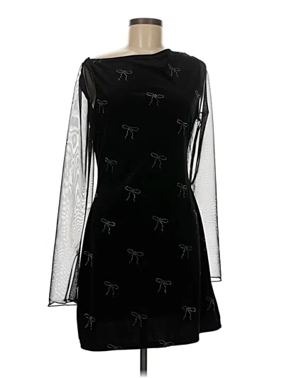 Pre-owned Shein Cocktail Dress In Black