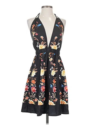Pre-owned Shein Cocktail Dress In Black