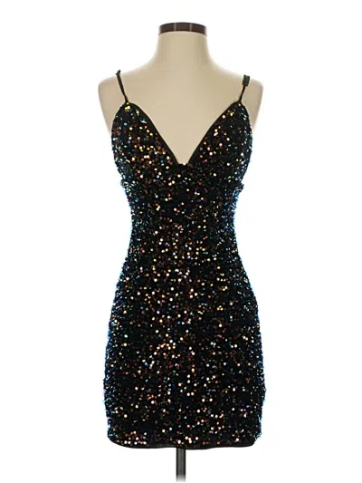 Pre-owned Shein Cocktail Dress In Black