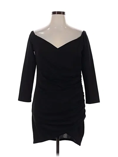 Pre-owned Shein Cocktail Dress In Black