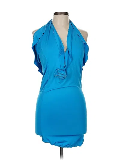Pre-owned Shein Cocktail Dress In Blue