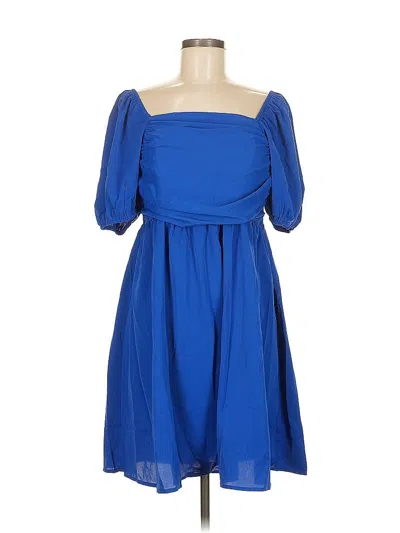 Pre-owned Shein Cocktail Dress In Blue