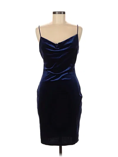 Pre-owned Shein Cocktail Dress In Blue