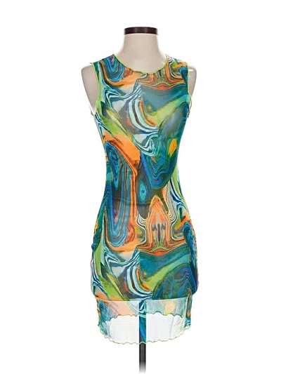 Pre-owned Shein Cocktail Dress In Blue