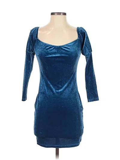 Pre-owned Shein Cocktail Dress In Blue
