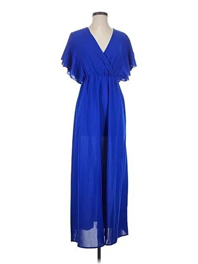 Pre-owned Shein Cocktail Dress In Blue