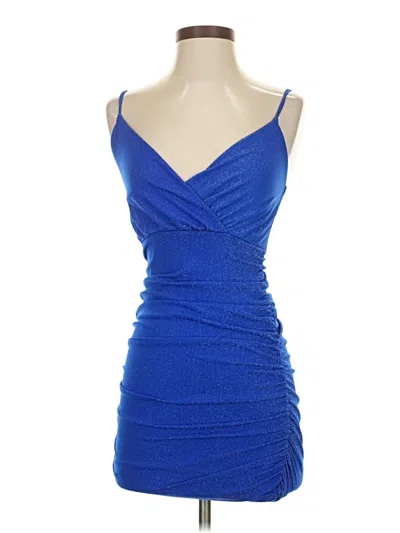 Pre-owned Shein Cocktail Dress In Blue