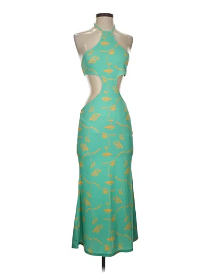 Pre-owned Shein Cocktail Dress In Blue