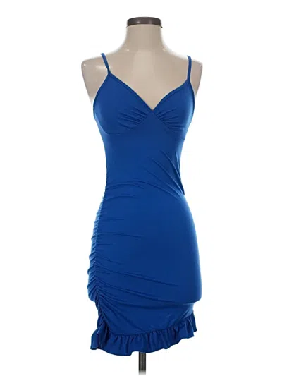 Pre-owned Shein Cocktail Dress In Blue