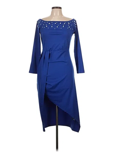 Pre-owned Shein Cocktail Dress In Blue