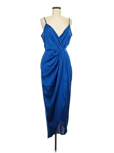 Pre-owned Shein Cocktail Dress In Blue