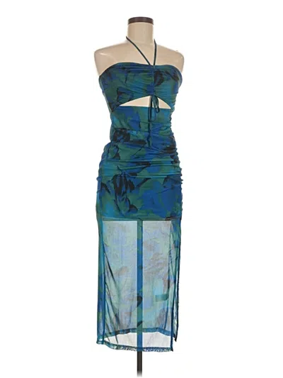 Pre-owned Shein Cocktail Dress In Blue