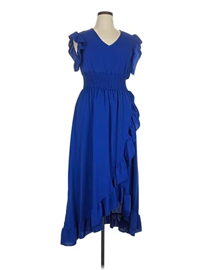 Pre-owned Shein Cocktail Dress In Blue