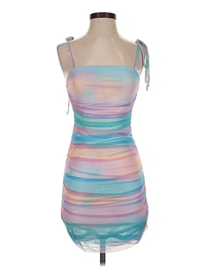 Pre-owned Shein Cocktail Dress In Blue