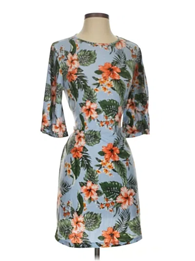 Pre-owned Shein Cocktail Dress In Blue