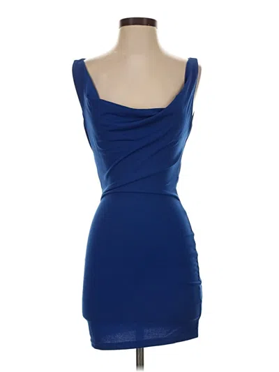 Pre-owned Shein Cocktail Dress In Blue