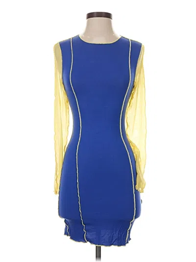 Pre-owned Shein Cocktail Dress In Blue