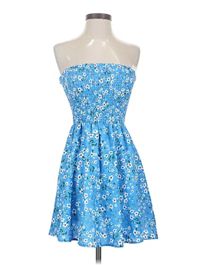 Pre-owned Shein Cocktail Dress In Blue