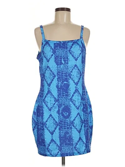 Pre-owned Shein Cocktail Dress In Blue