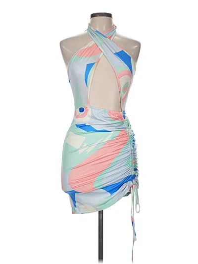 Pre-owned Shein Cocktail Dress In Blue