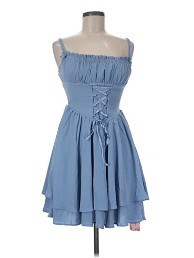 Shein Cocktail Dress In Blue