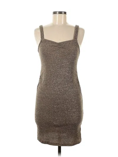 Pre-owned Shein Cocktail Dress In Brown
