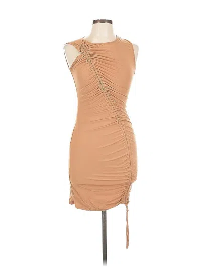 Pre-owned Shein Cocktail Dress In Brown