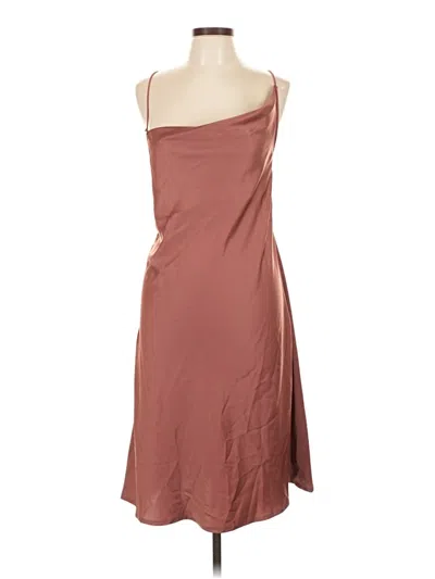 Pre-owned Shein Cocktail Dress In Brown