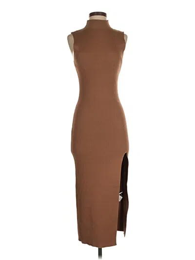 Pre-owned Shein Cocktail Dress In Brown