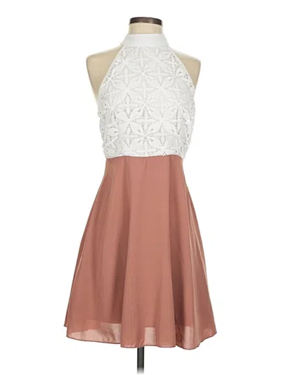Pre-owned Shein Cocktail Dress In Brown