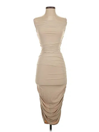 Pre-owned Shein Cocktail Dress In Brown