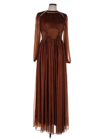 Pre-owned Shein Cocktail Dress In Brown