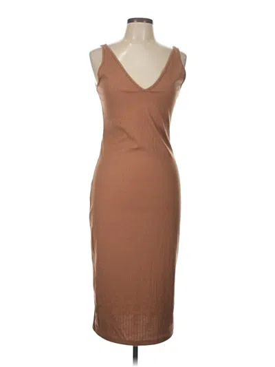 Pre-owned Shein Cocktail Dress In Brown