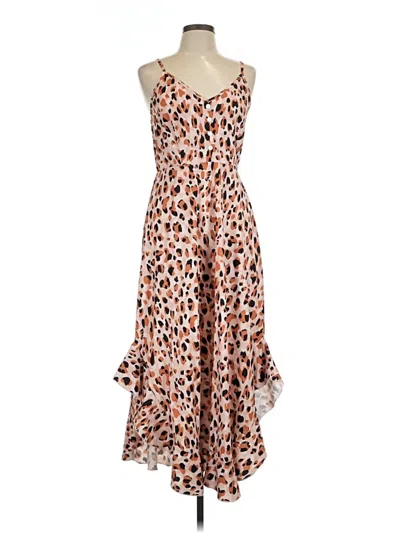 Pre-owned Shein Cocktail Dress In Brown